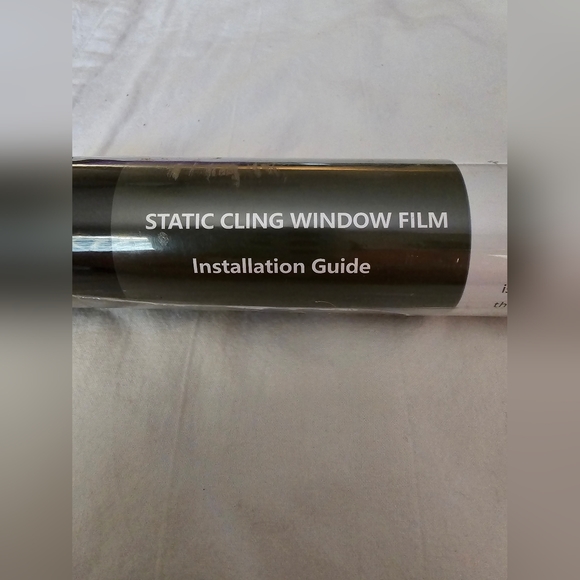 Black Tint Static Cling Window Flim - Picture 3 of 3